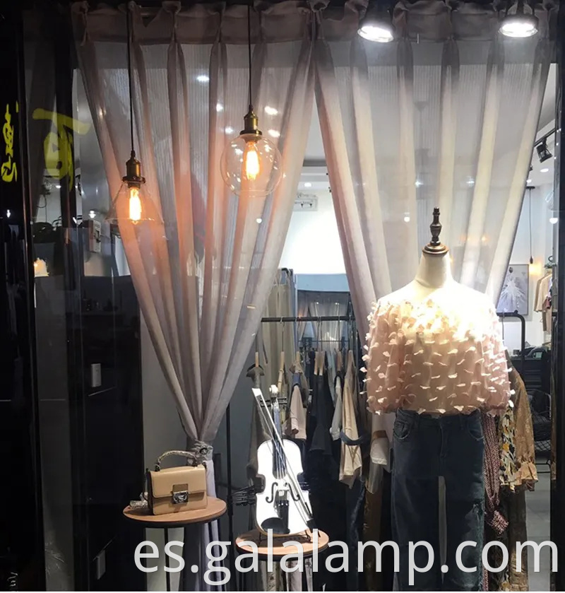 Luz colgante de LED de burbujas de vidrio E27 E27 para casas modernas